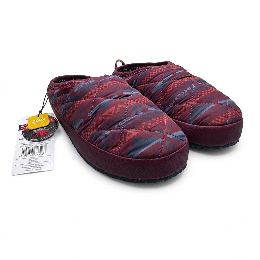 Columbia Womens Omni-Heat Lazy Bend Camper Slippers 5 Deep‎ Madeira BL7722-600